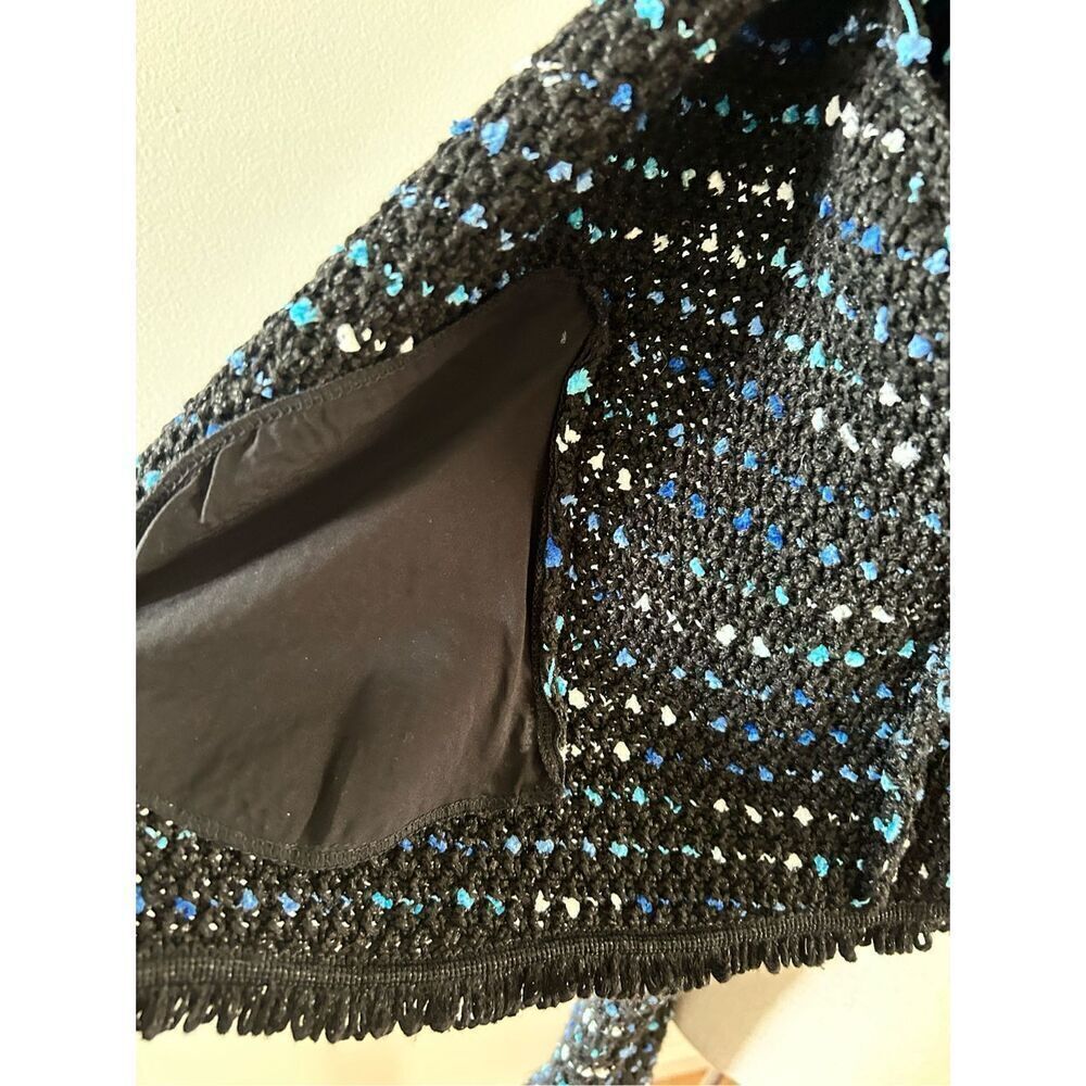 White House Black Market Tweed Moto Jacket Womens S Pockets White House Black M - Picture 5 of 6